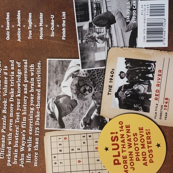 NWT The John Wayne Ultimate Puzzle Book Volume 2 - Picture 6 of 12